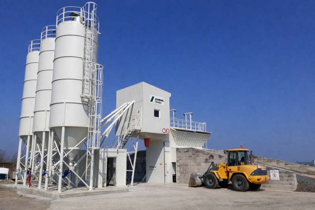 Betonarna Stetter M1 TZ Roudnice n. Labem mobilni betonarna Stetter